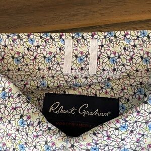 Robert Graham Tailored fit long sleeve button down shirt men’s size 2XL